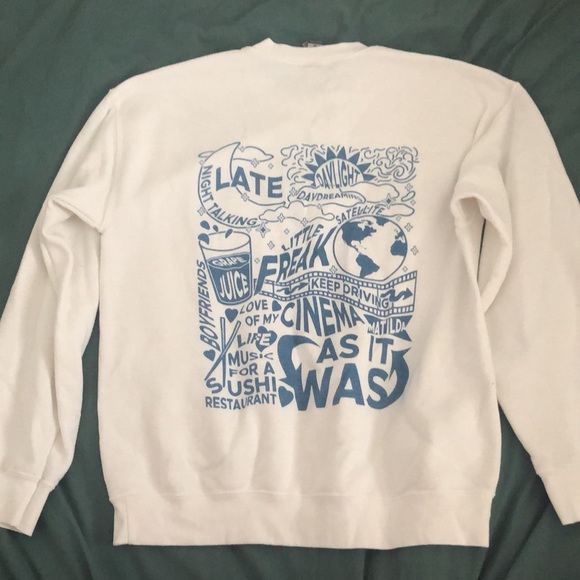 Harry’s House White Crewneck Sweatshirt Medium - Picture 6 of 7